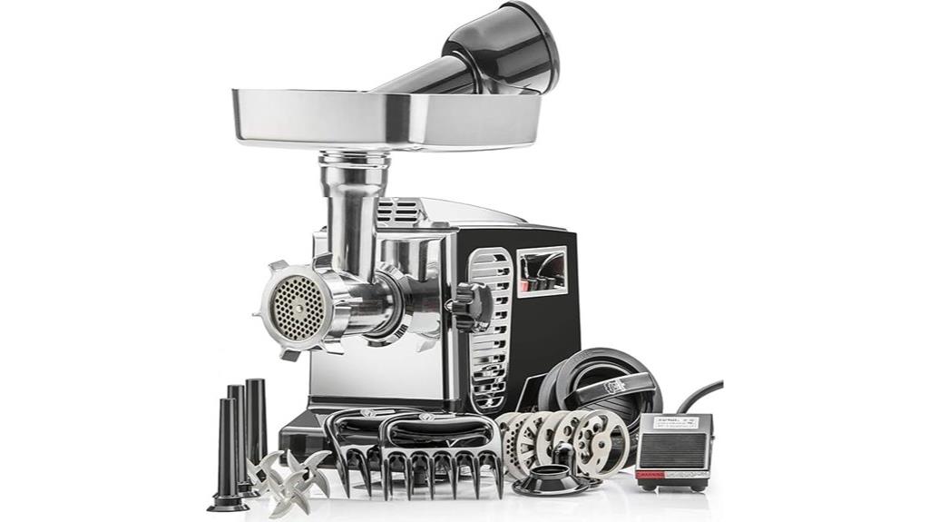 powerful electric meat grinder