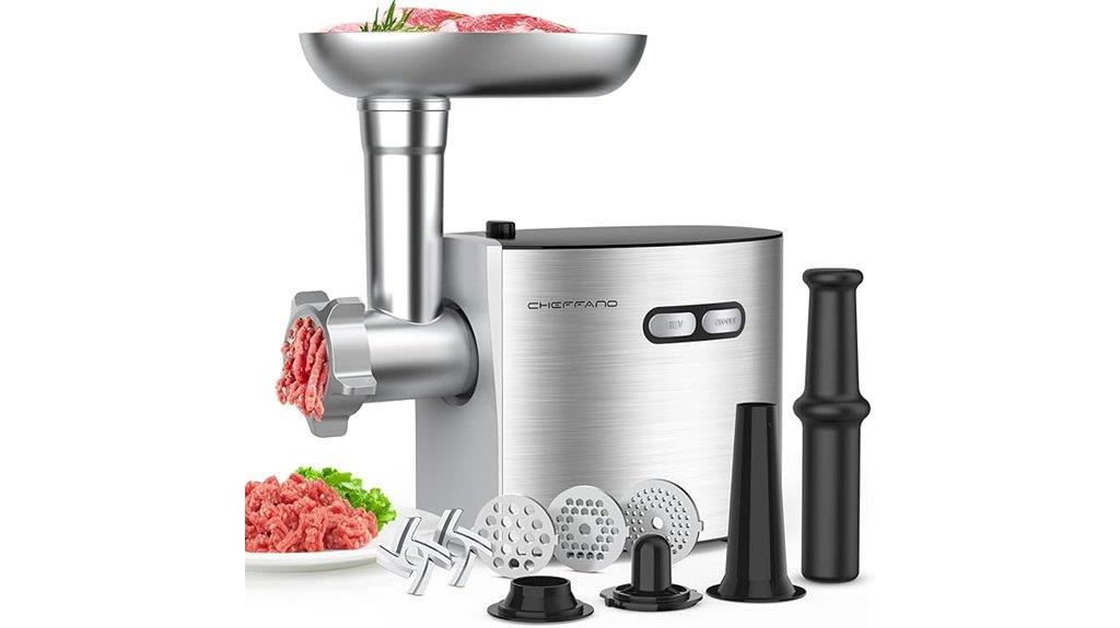 powerful stainless steel meat grinder
