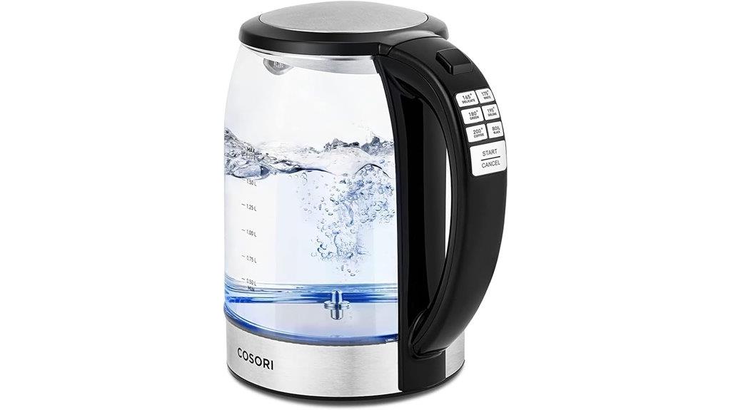 precise bpa free electric kettle