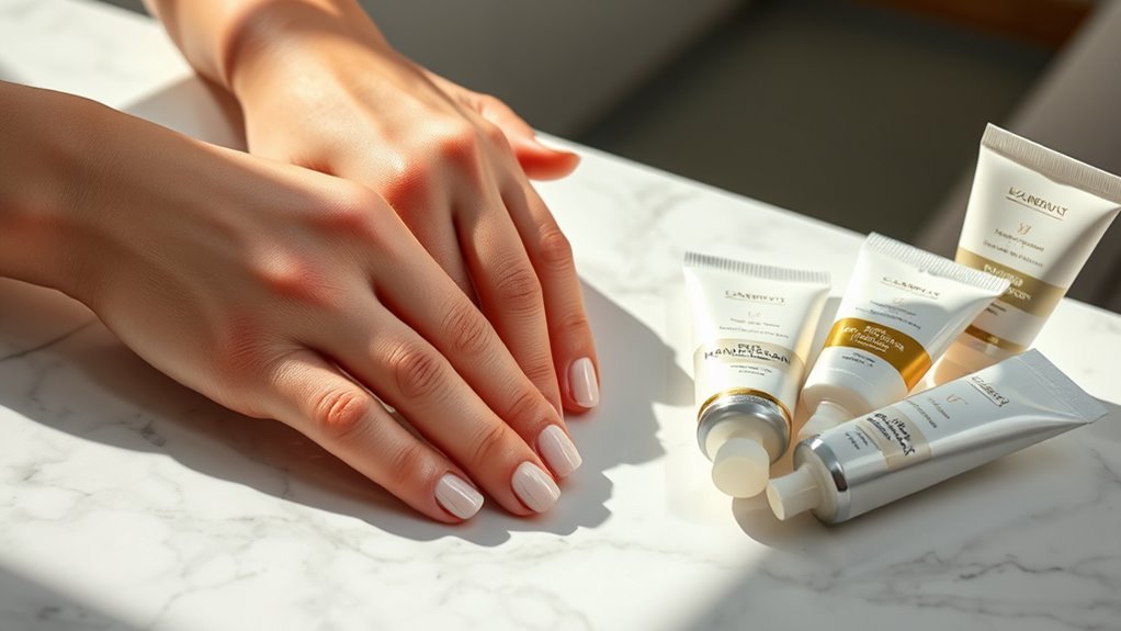 premium aging hand creams