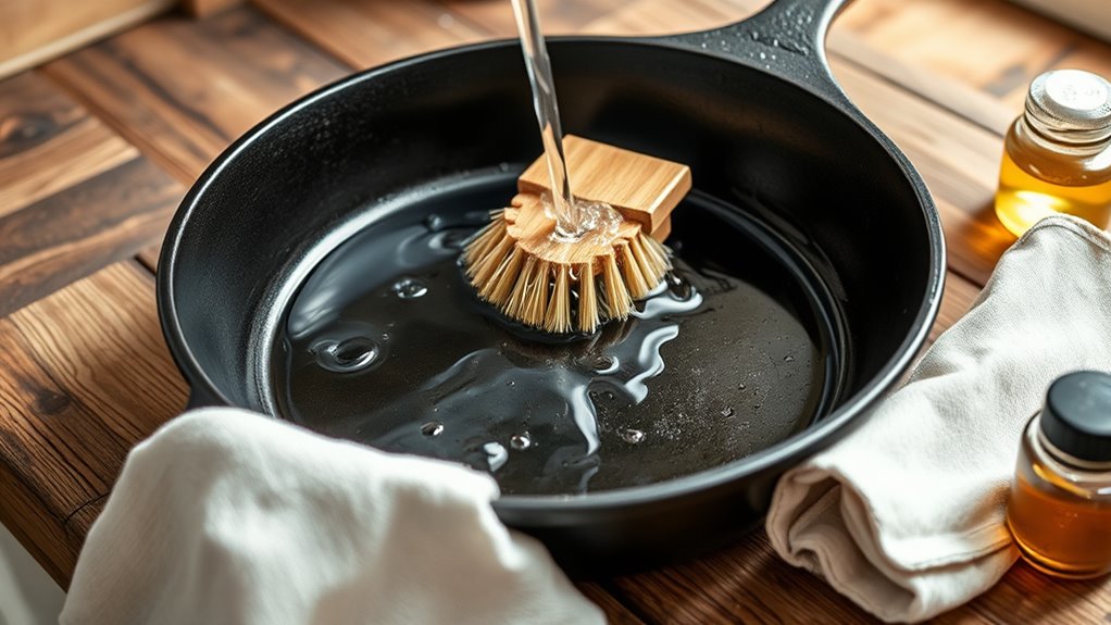 proper cast iron cleaning techniques