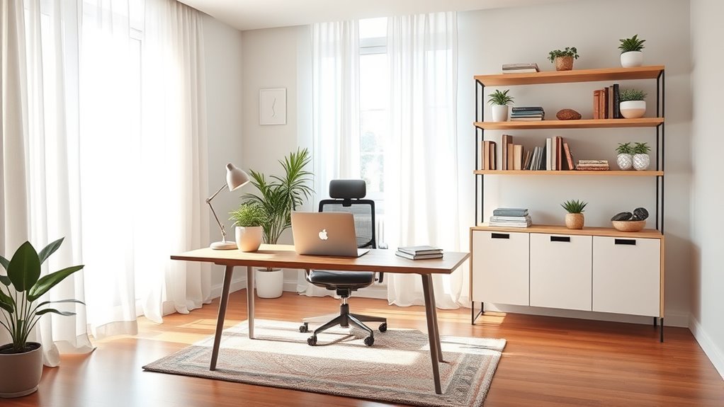 quick home office planning