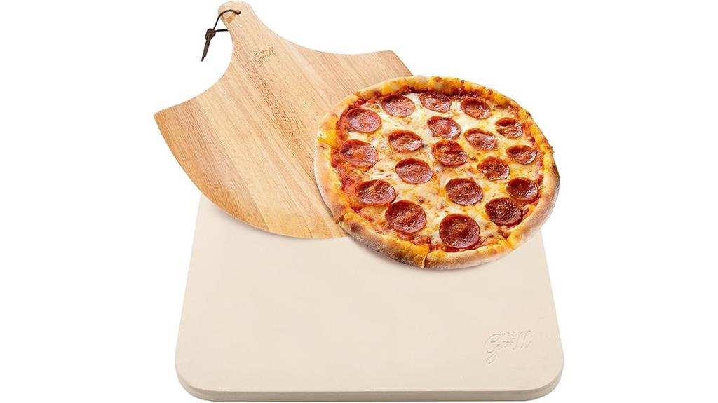 rectangular pizza baking stone
