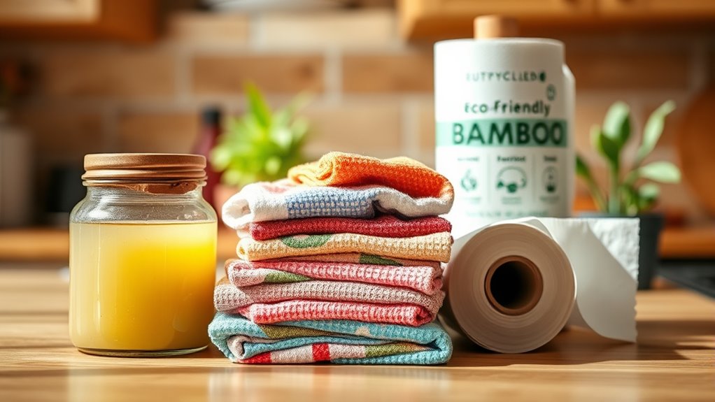 reduce waste with cloth