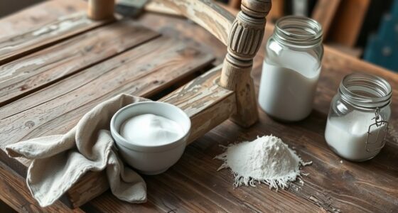 refinishing furniture with household items