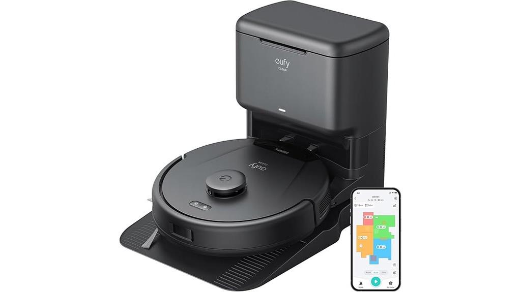 robot vacuum with self empty