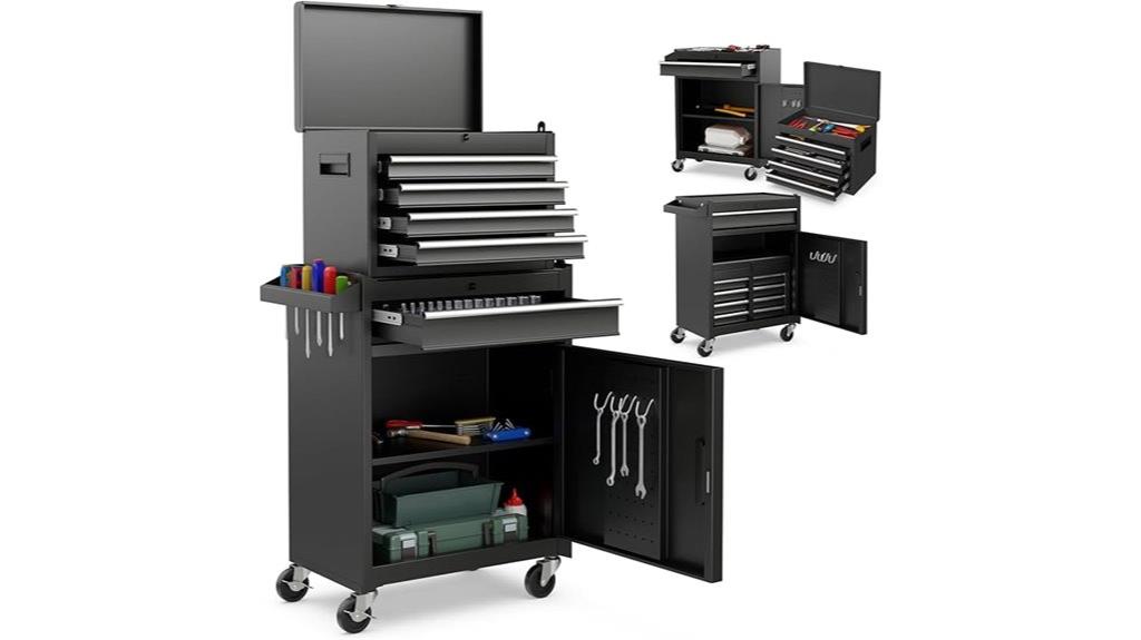 rolling tool chest with lock