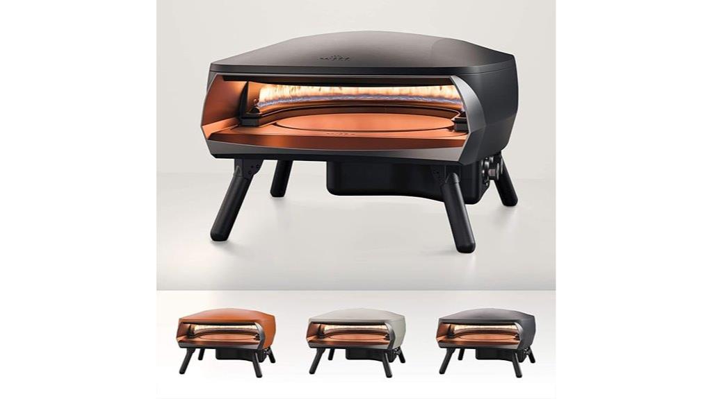 rotating stone pizza oven
