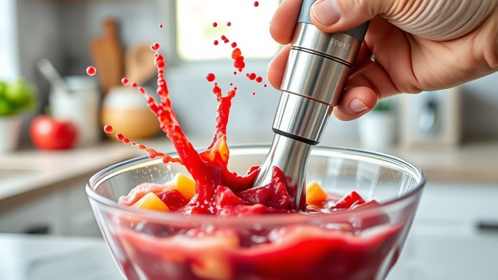 safe blending avoid splatter
