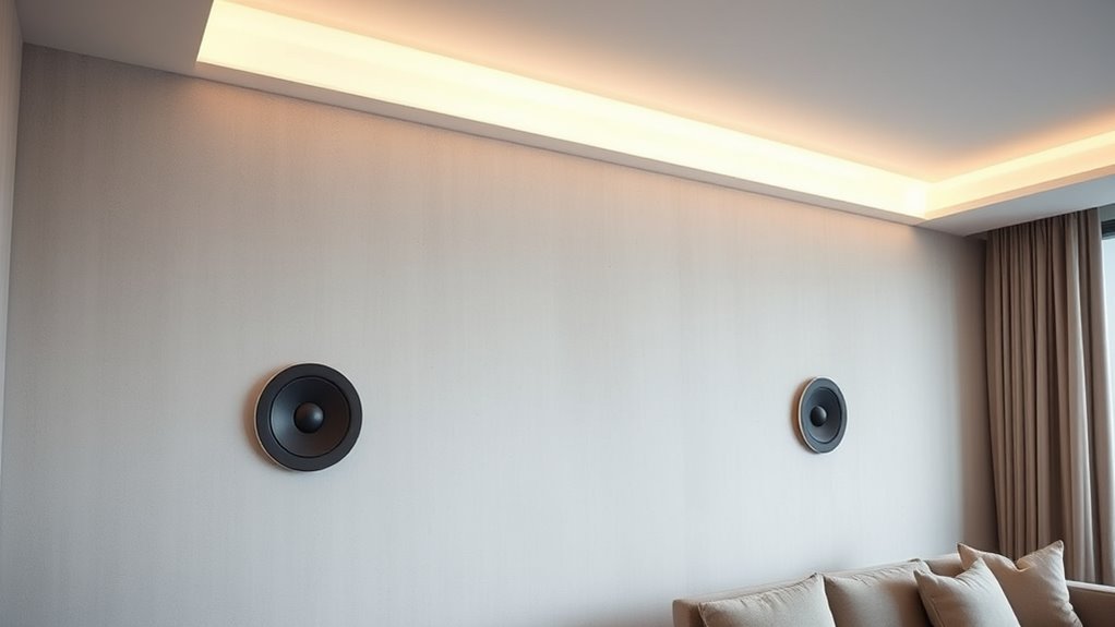 seamless invisible speaker installation