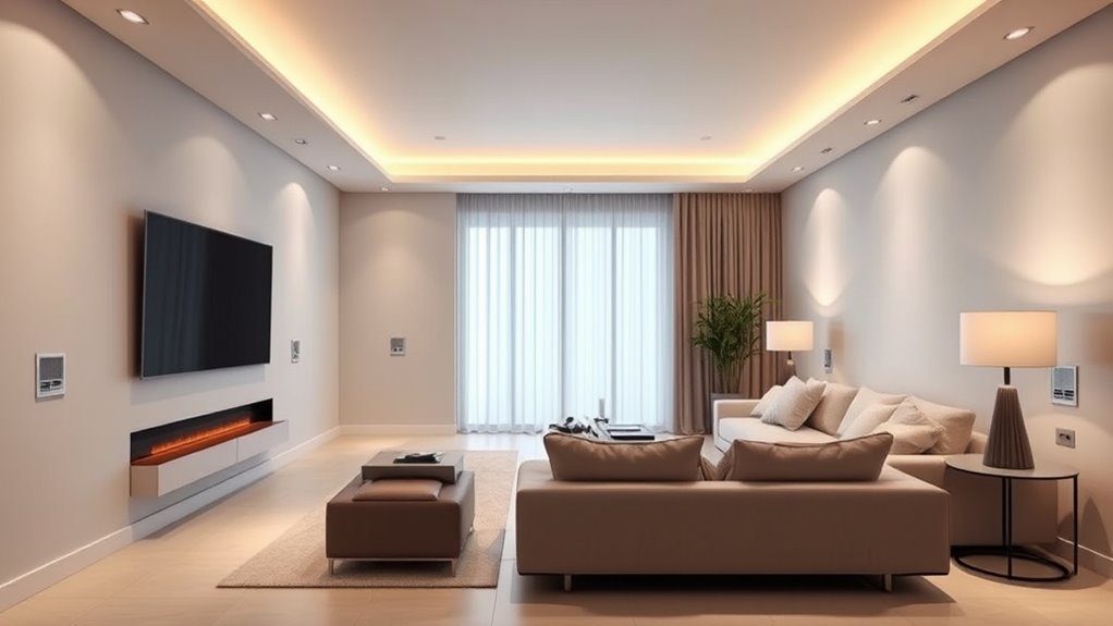 seamless minimalist speaker integration