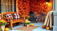 seasonal front porch styling