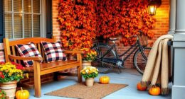 seasonal front porch styling
