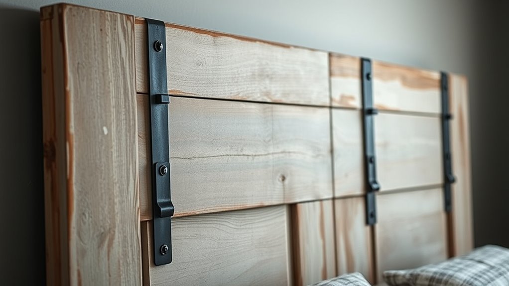 securely attach support boards