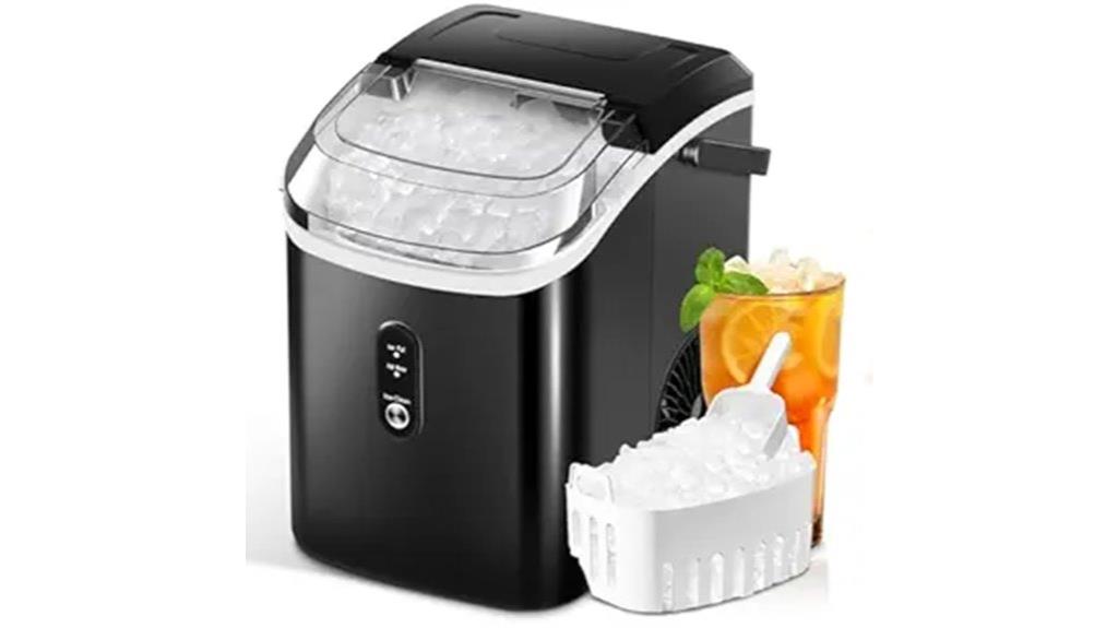 self cleaning nugget ice maker