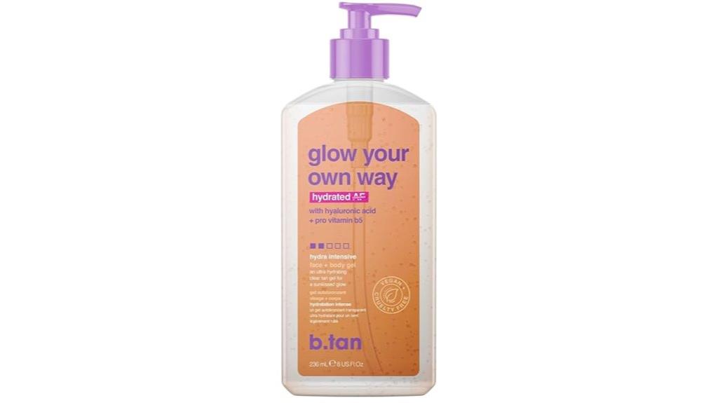 self tanning gel for face