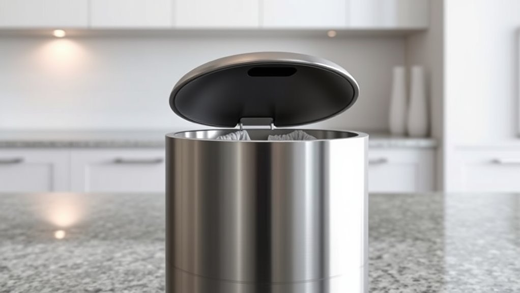 sensor activated trash cans