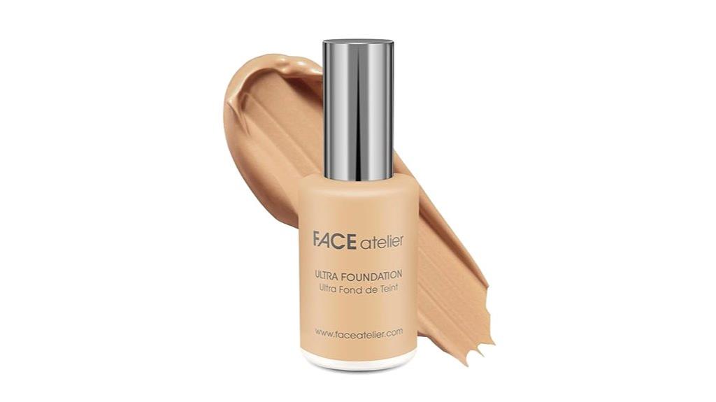 sepia toned face foundation