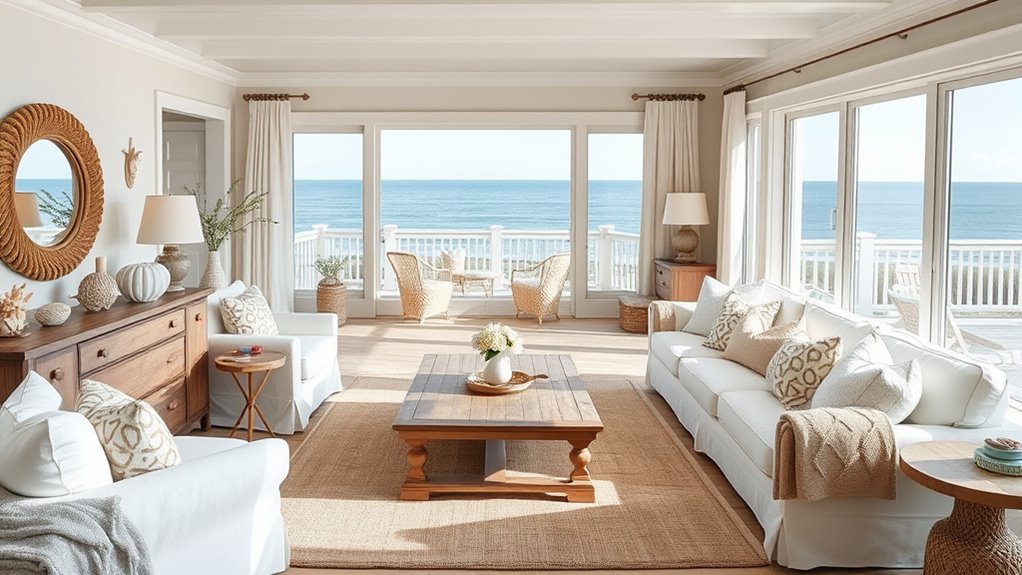 serene natural coastal decor