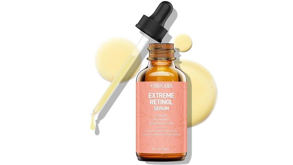serum with retinol vitamins
