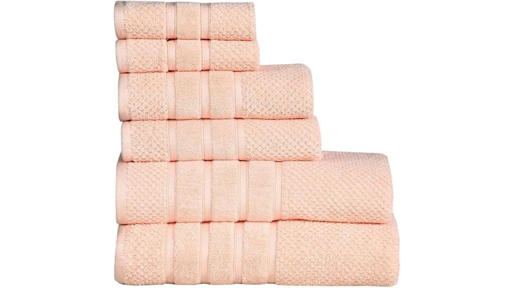 set of 6 cotton towels