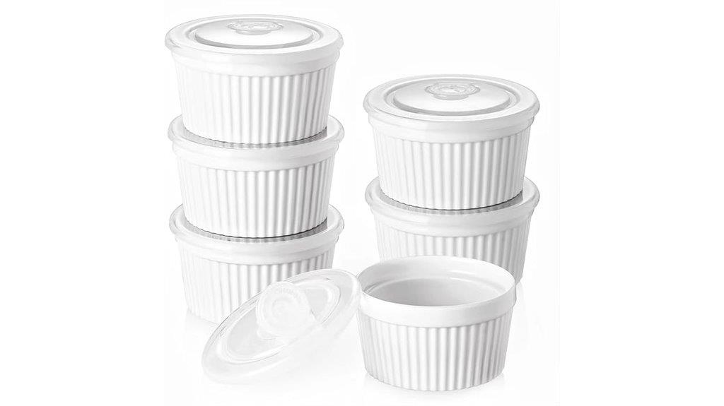 set of 6 oven safe ramekins
