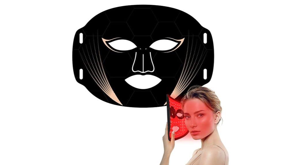 seven color 288 led mask