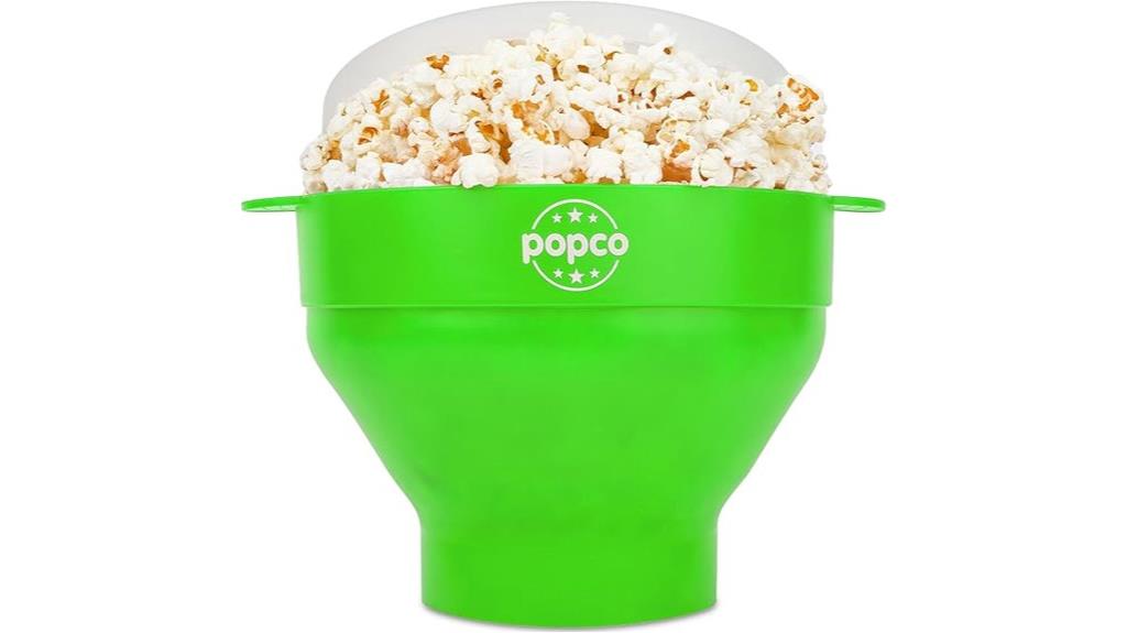 silicone collapsible popcorn maker