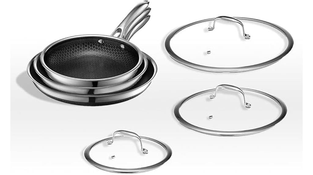 six piece cookware set