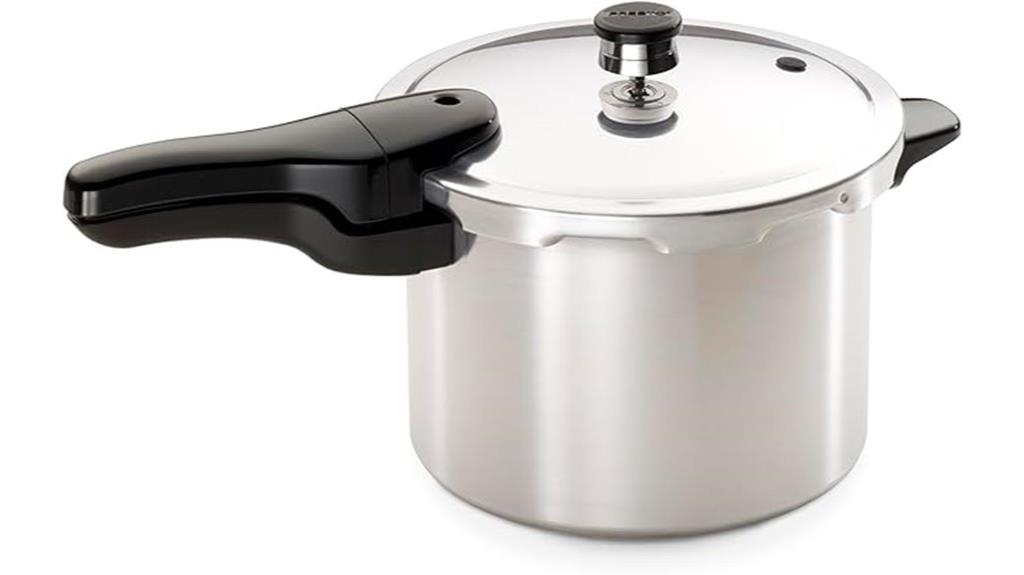 six quart aluminum pressure cooker