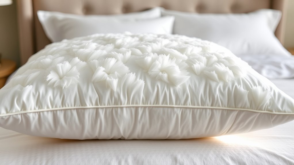 sleep position influences fill power
