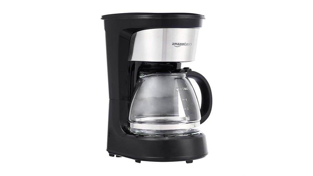 small 5 cup coffee maker