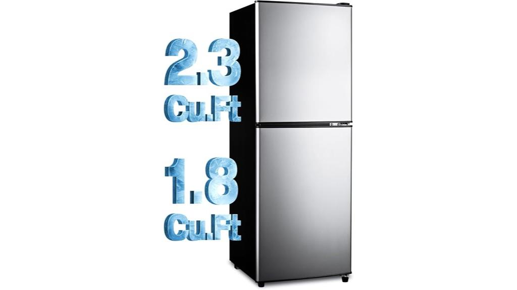 small bottom freezer refrigerator