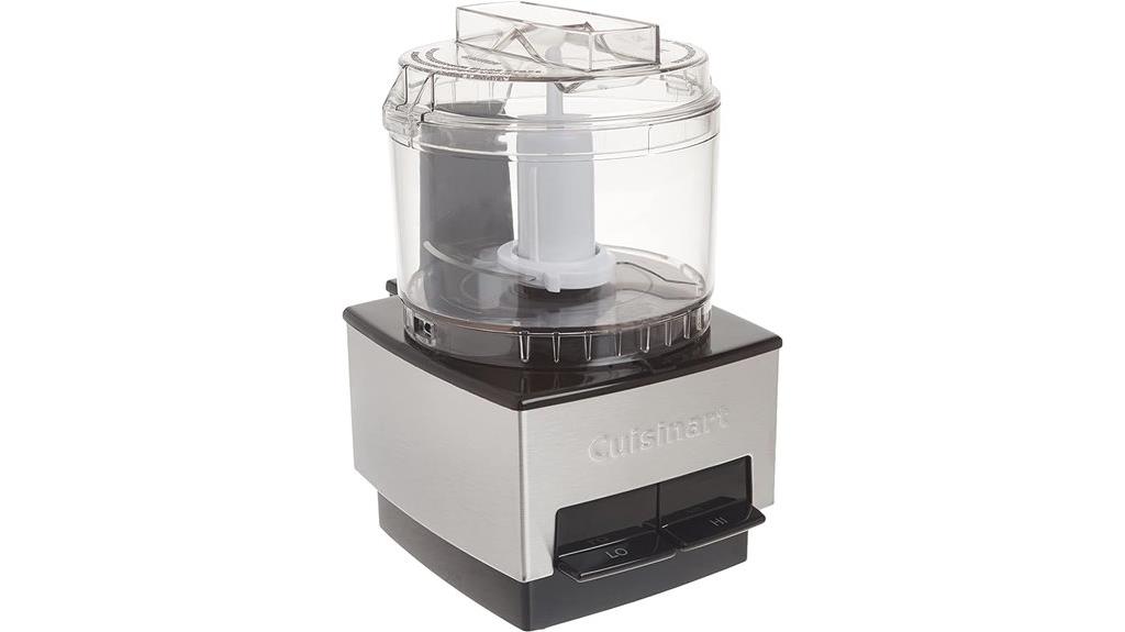 small silver food processor