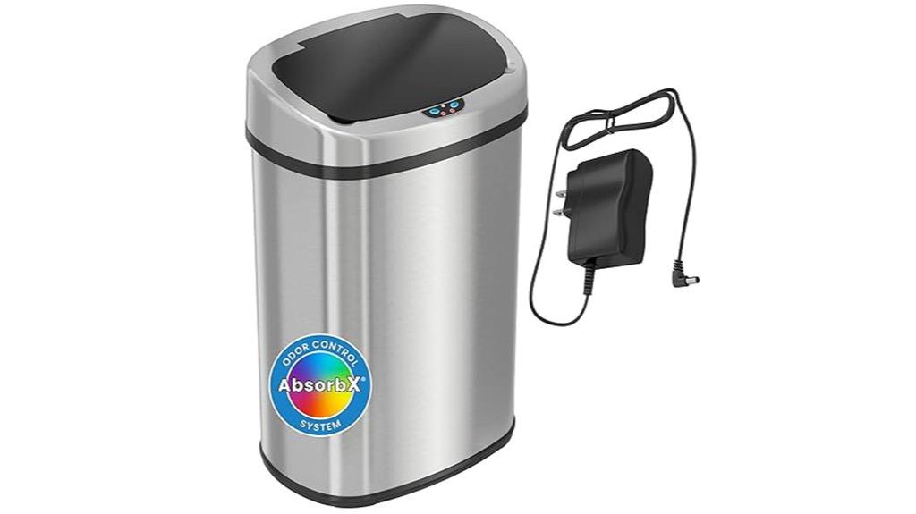small trash can with filter