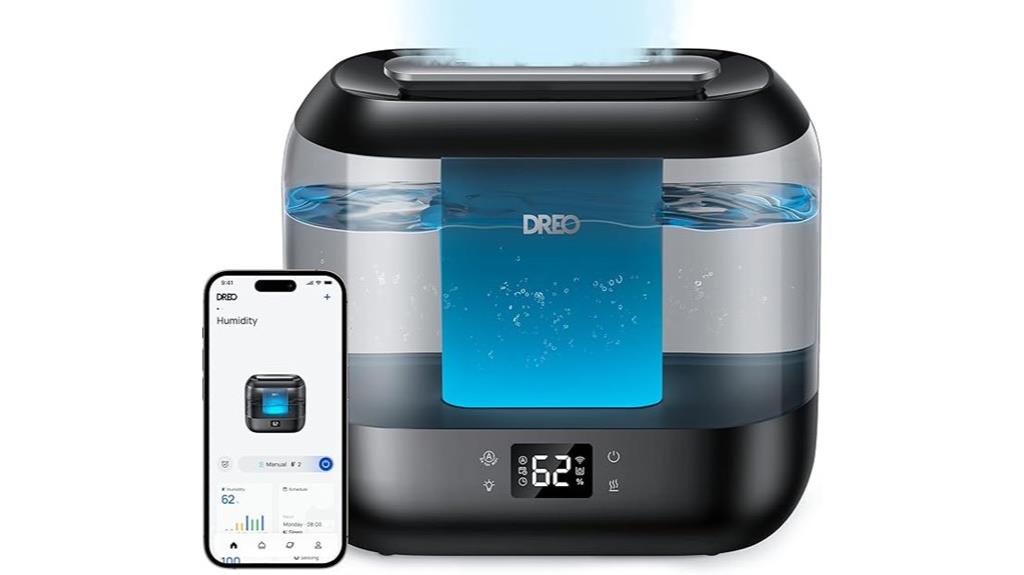 smart humidifier for large rooms
