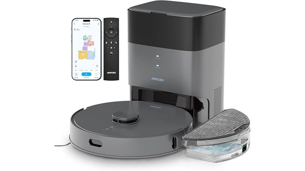 smart self emptying robot