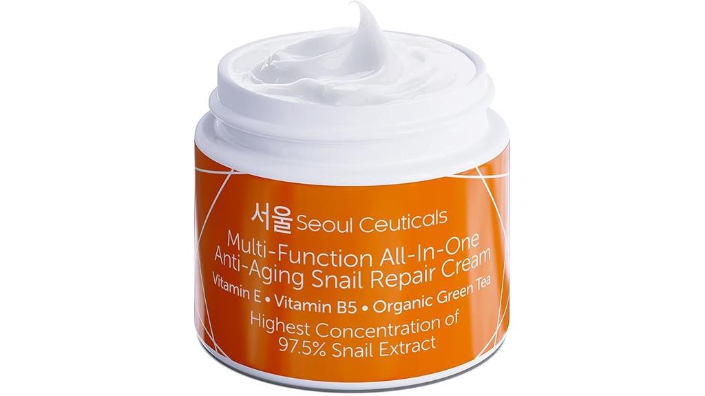 snail mucin moisturizer cream