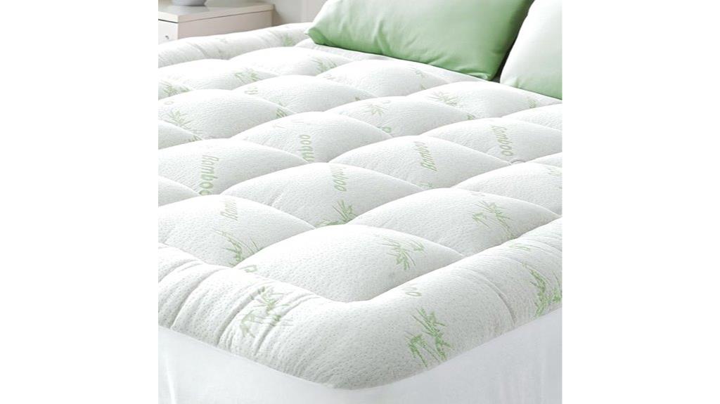 soft bamboo queen topper