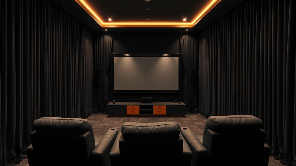 soundproofing for immersive viewing