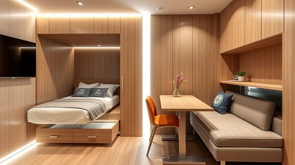 space saving multi functional furniture