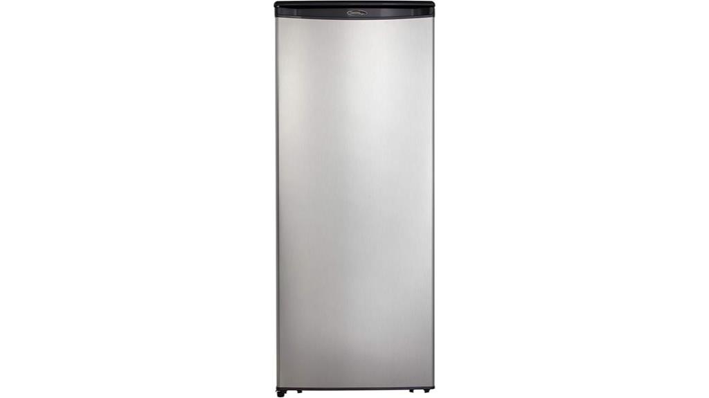 stainless 11 cu ft refrigerator