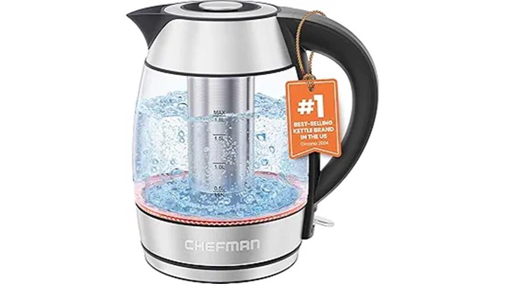 stainless steel 1 8l kettle