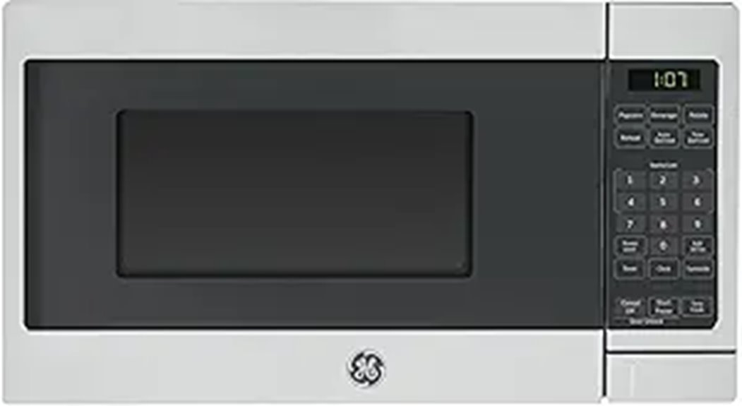 stainless steel microwave oven