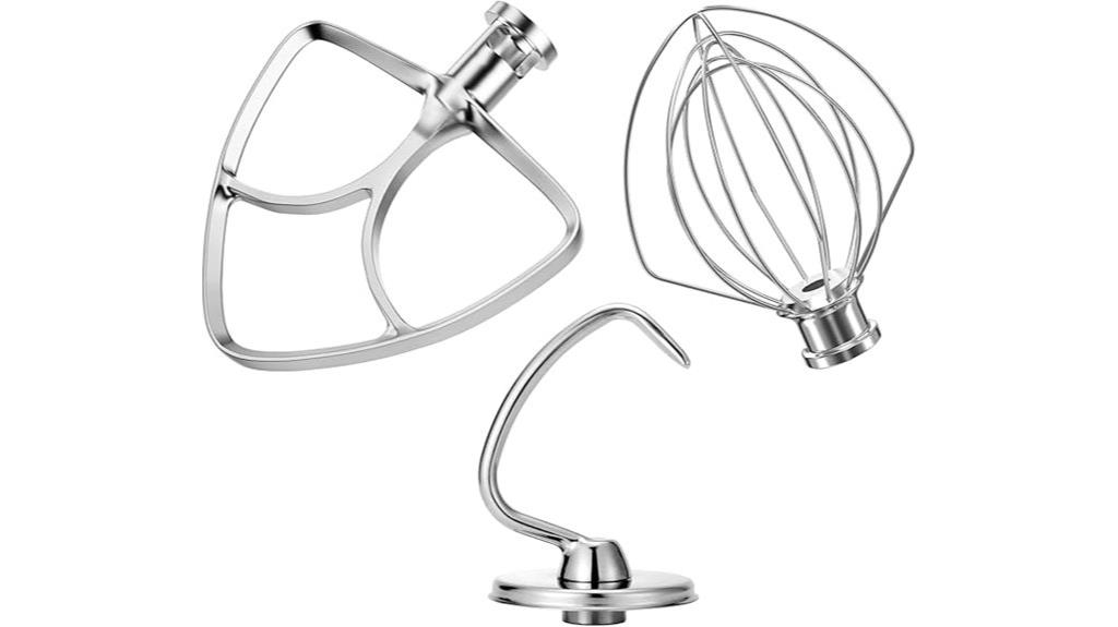 stainless steel mixer attachments