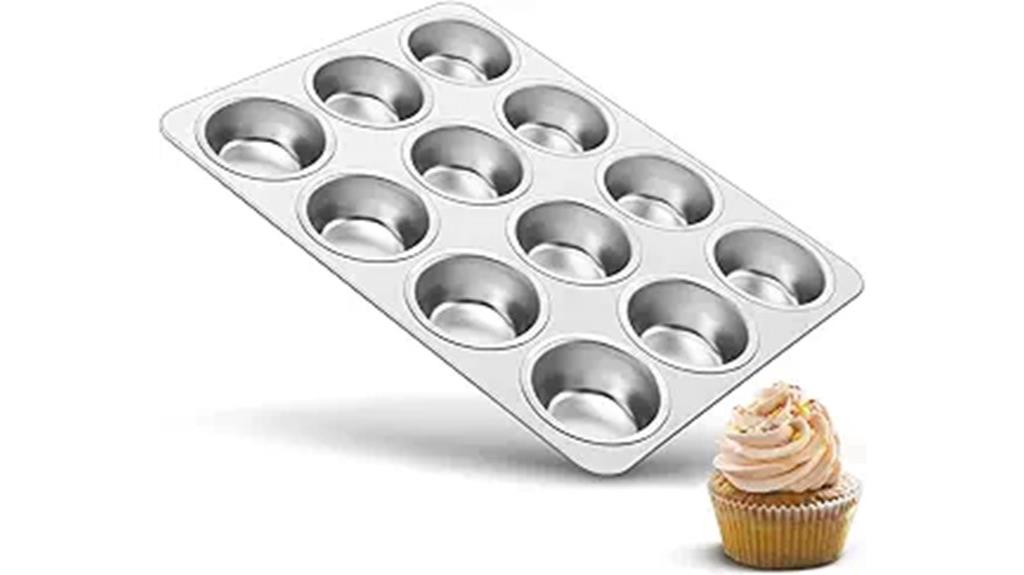 stainless steel muffin pan