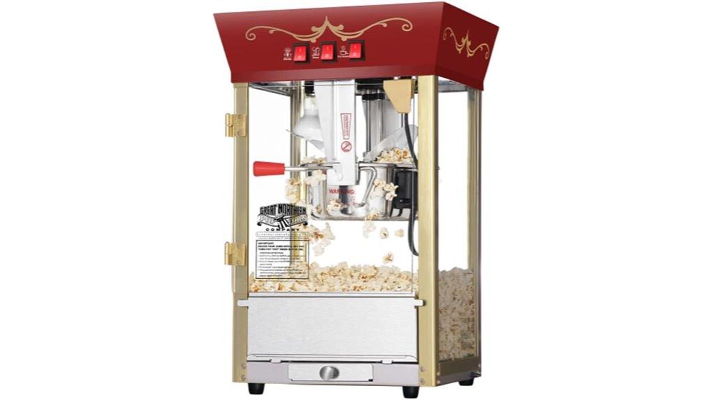 stainless steel popcorn maker