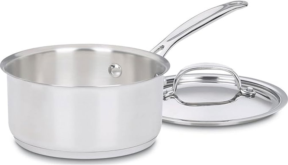 stainless steel saucepan cover