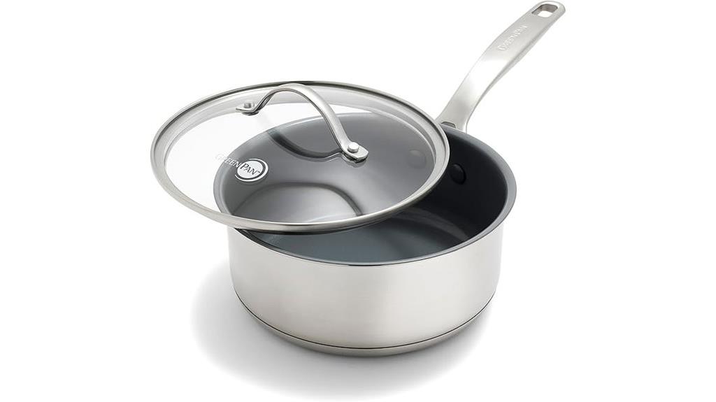 stainless steel saucepan lid