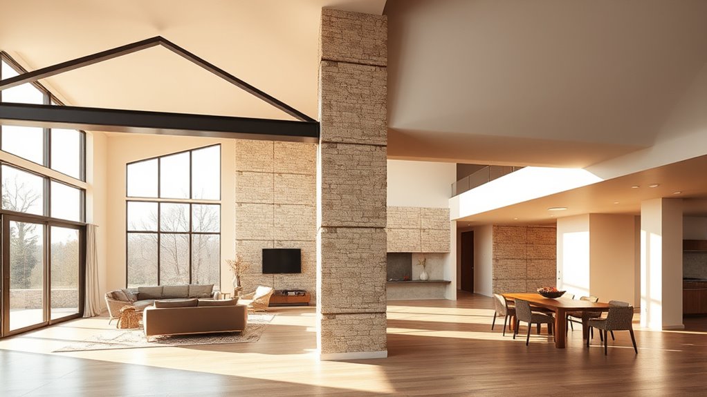 structural elements define spaces